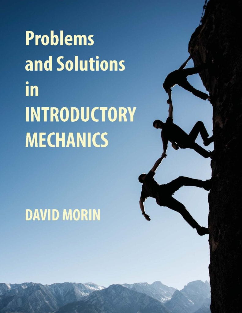 Problems and Solutions book cover. Silhouette of three climbers on a vertical cliff, with a backdrop of mountains and blue sky.